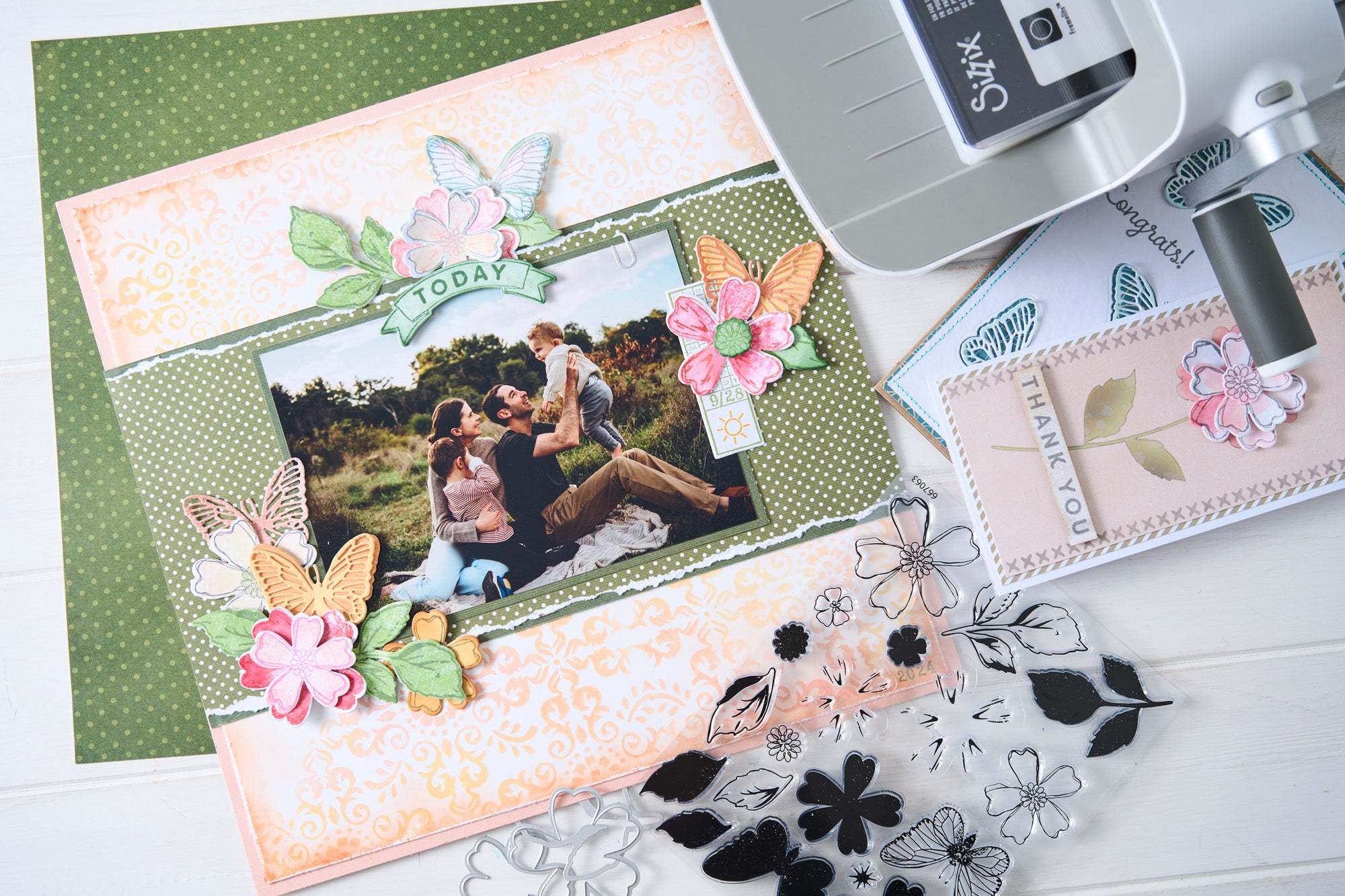 sizzix-framelits-sweet-sprigs-stempelset-mit-stanzen-28tlg-blumen image 3