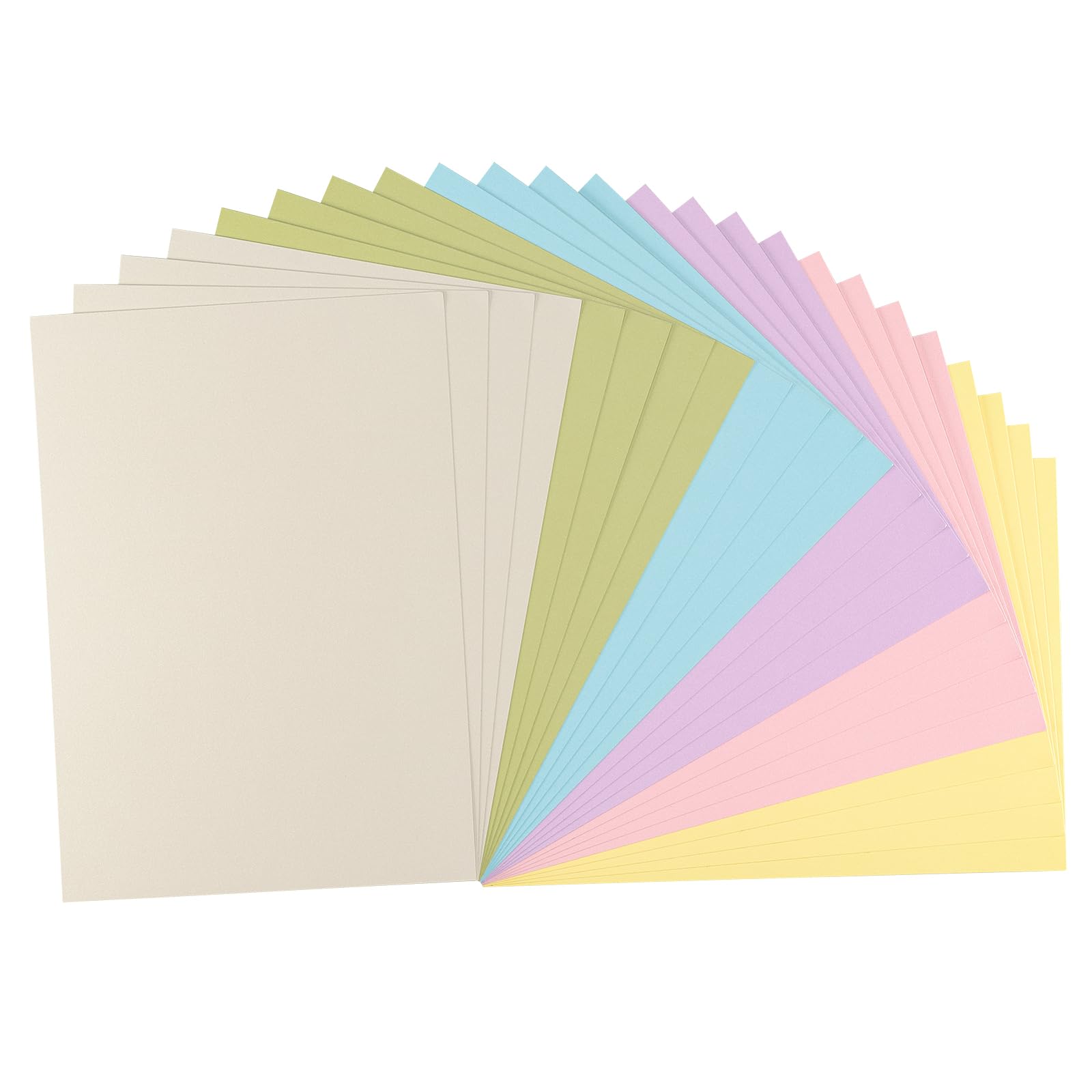 vaessen-florence-cardstock-selbstklebend-a4-pastell-24-st-ck-216-g image 1