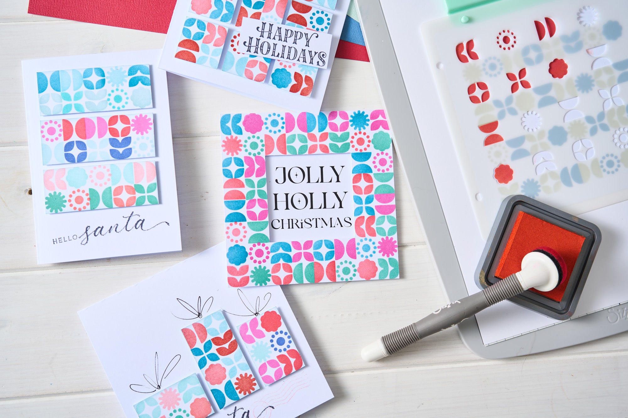 sizzix-rotating-stencils-retro-vibe-schablone image 3