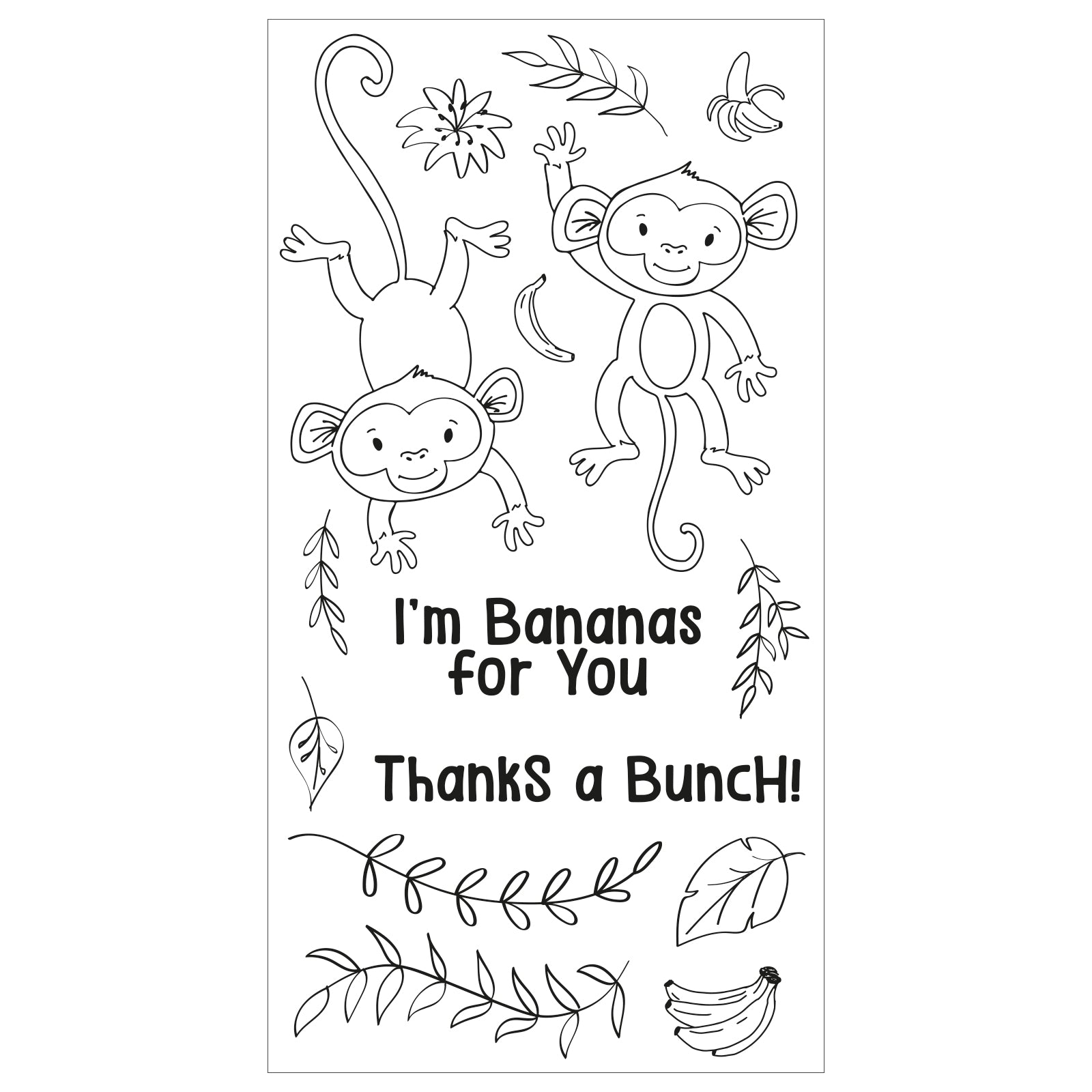 sizzix-clear-stamps-going-bananas-stempel-15tlg-catherine-pooler image 4