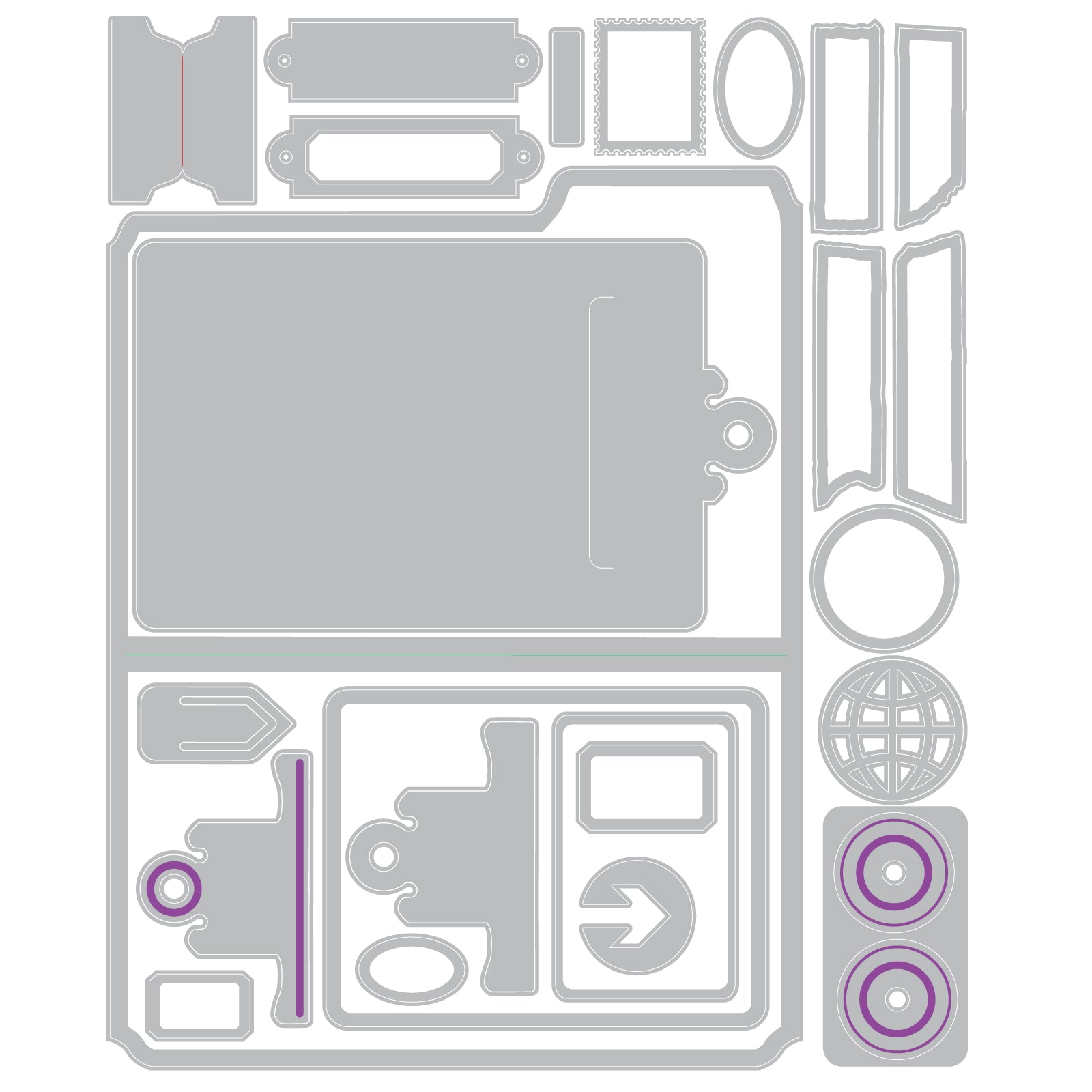 sizzix-thinlits-vault-noteworthy-tim-holtz-stanzschablonen-24er image 2