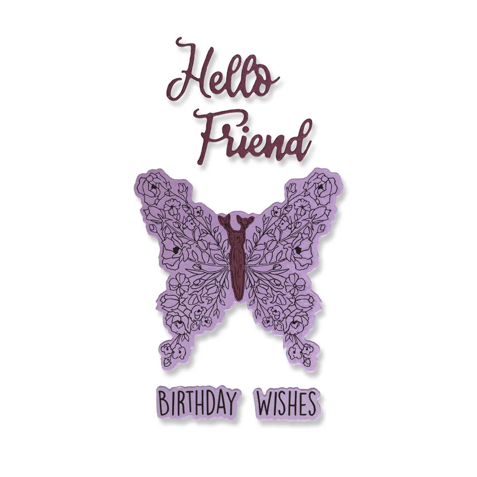 sizzix-framelits-stanzschablonen-birthday-wishes-schmetterling-8-tlg image 1