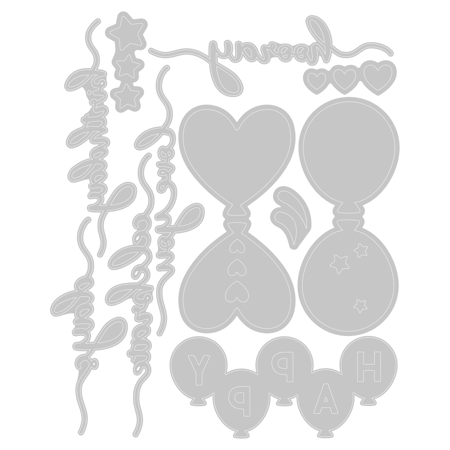 sizzix-thinlits-balloon-occasions-stanzformen-geburtstag-ballon image 2