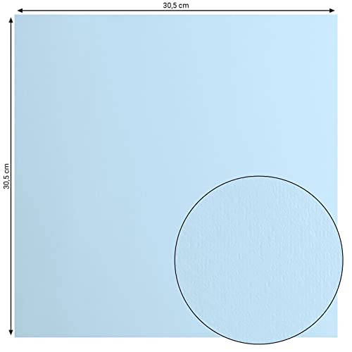 vaessen-florence-cardstock-tonkarton-blau-30-5x30-5cm-20-blatt-glatt image 8