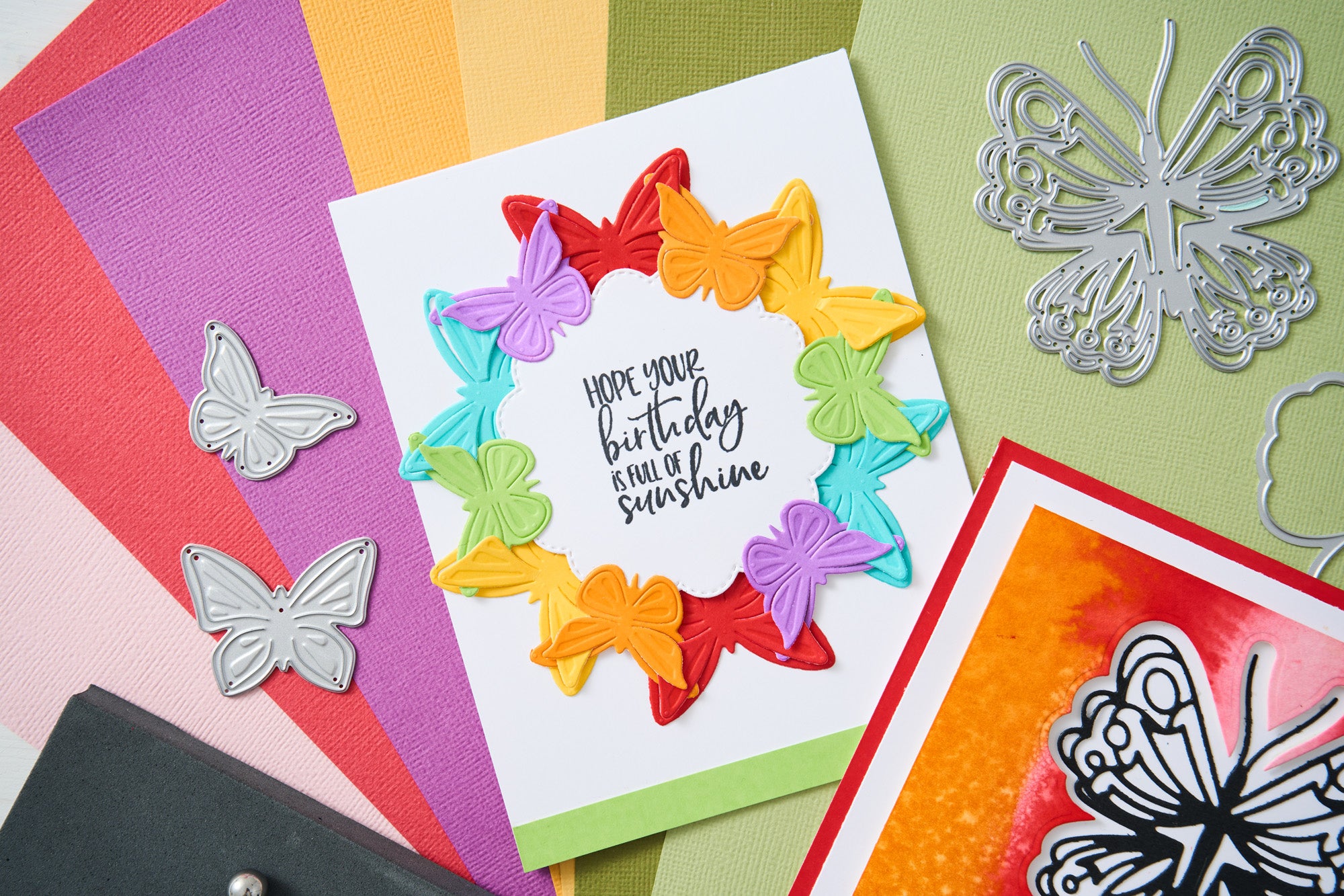 sizzix-thinlits-spring-wings-stanzschablonen-9tlg-schmetterling image 2
