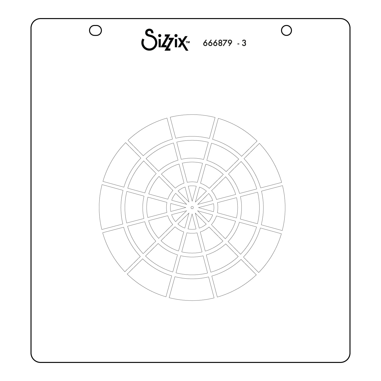 sizzix-layered-stencils-color-wheel-a5-schablonen-3er-rund image 5