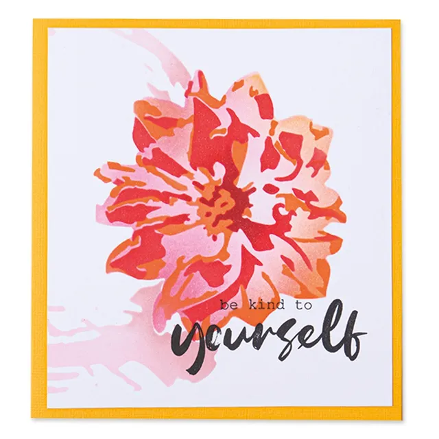sizzix-layered-stencils-painted-flower-schablonen-4er-blumen image 1