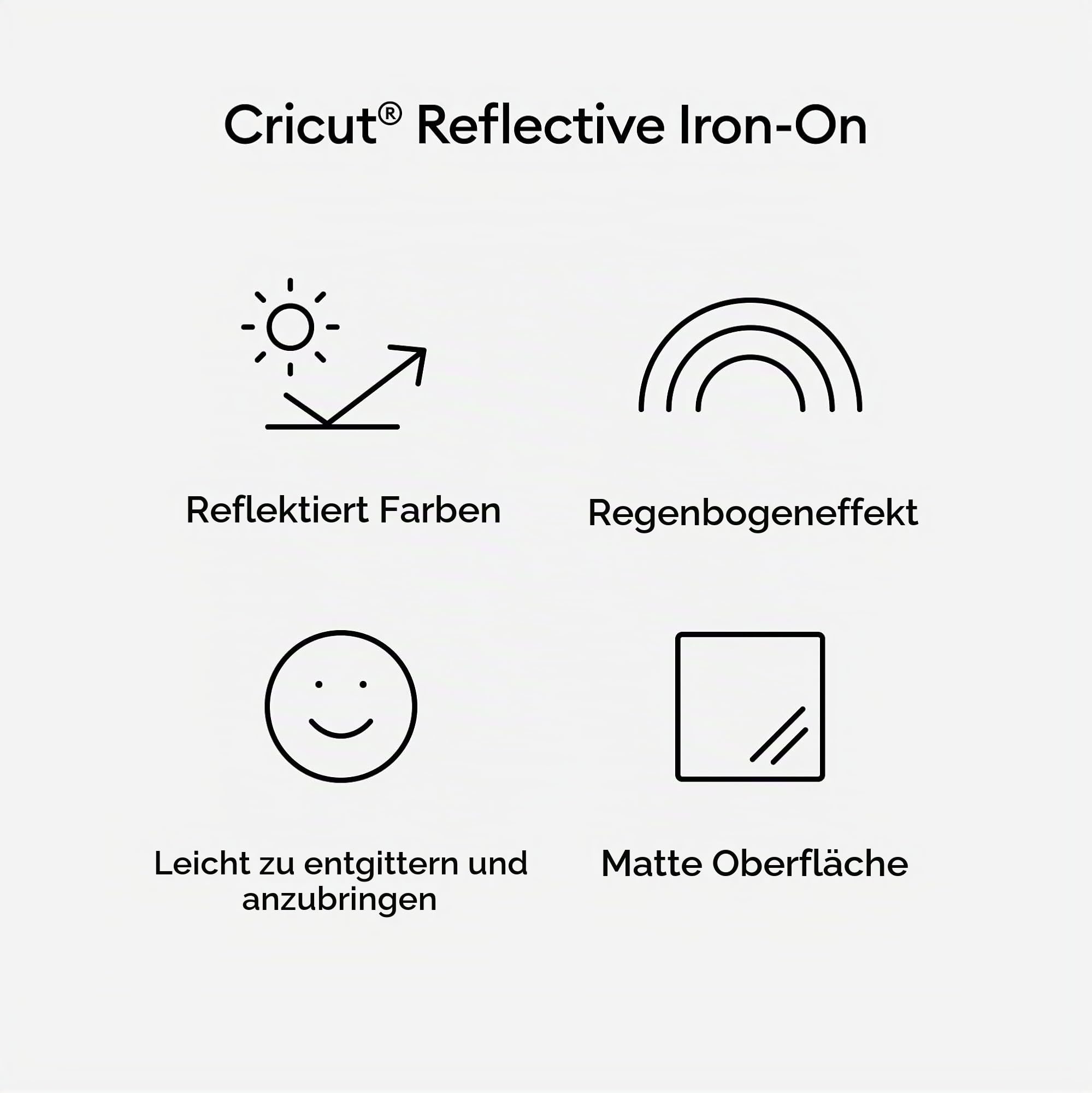 cricut-maker-iron-on-folie-regenbogen-30-5x48cm-reflektierend image 2