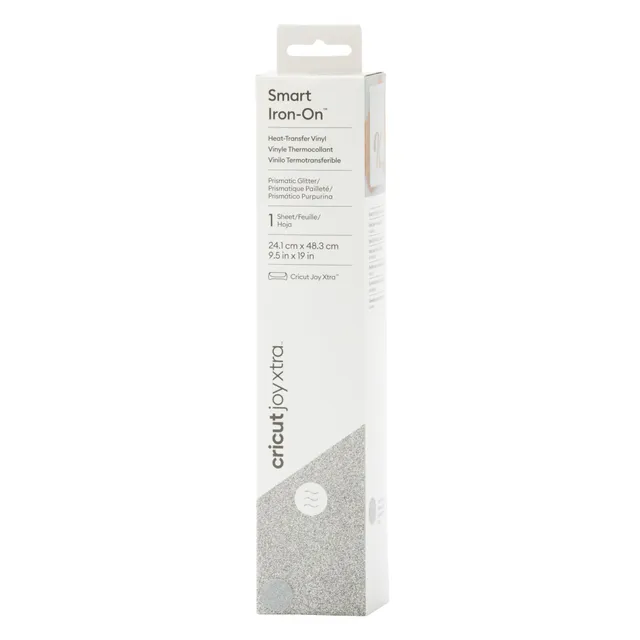 cricut-joy-xtra-smart-iron-on-glitzer-silber-24-1x48-3cm image 1