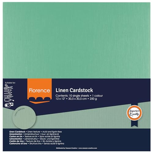 vaessen-florence-holly-tonkarton-gr-n-30-5x30-5cm-10-blatt-250g image 8