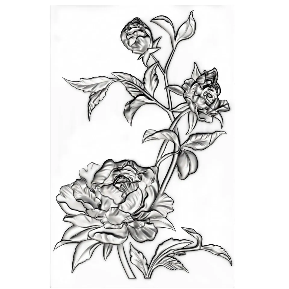 sizzix-3-d-texture-fades-mini-roses-pr-gefolder-tim-holtz image 1