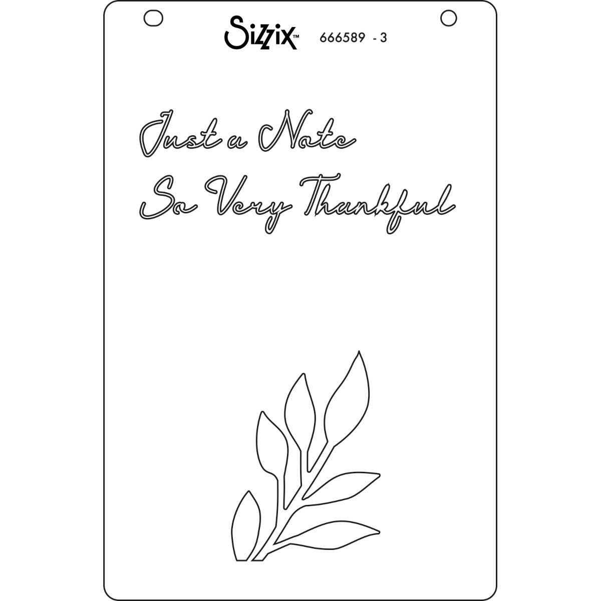 sizzix-a6-layered-stencils-cosmopolitan-frond-schablonen-4tlg image 6