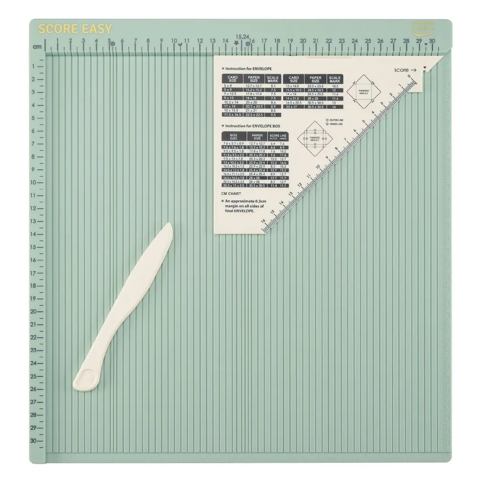 vaessen-creative-score-easy-falzbrett-gro-mintgr-n-30-5-x-30-5-cm-mehrzweck-falz image 1