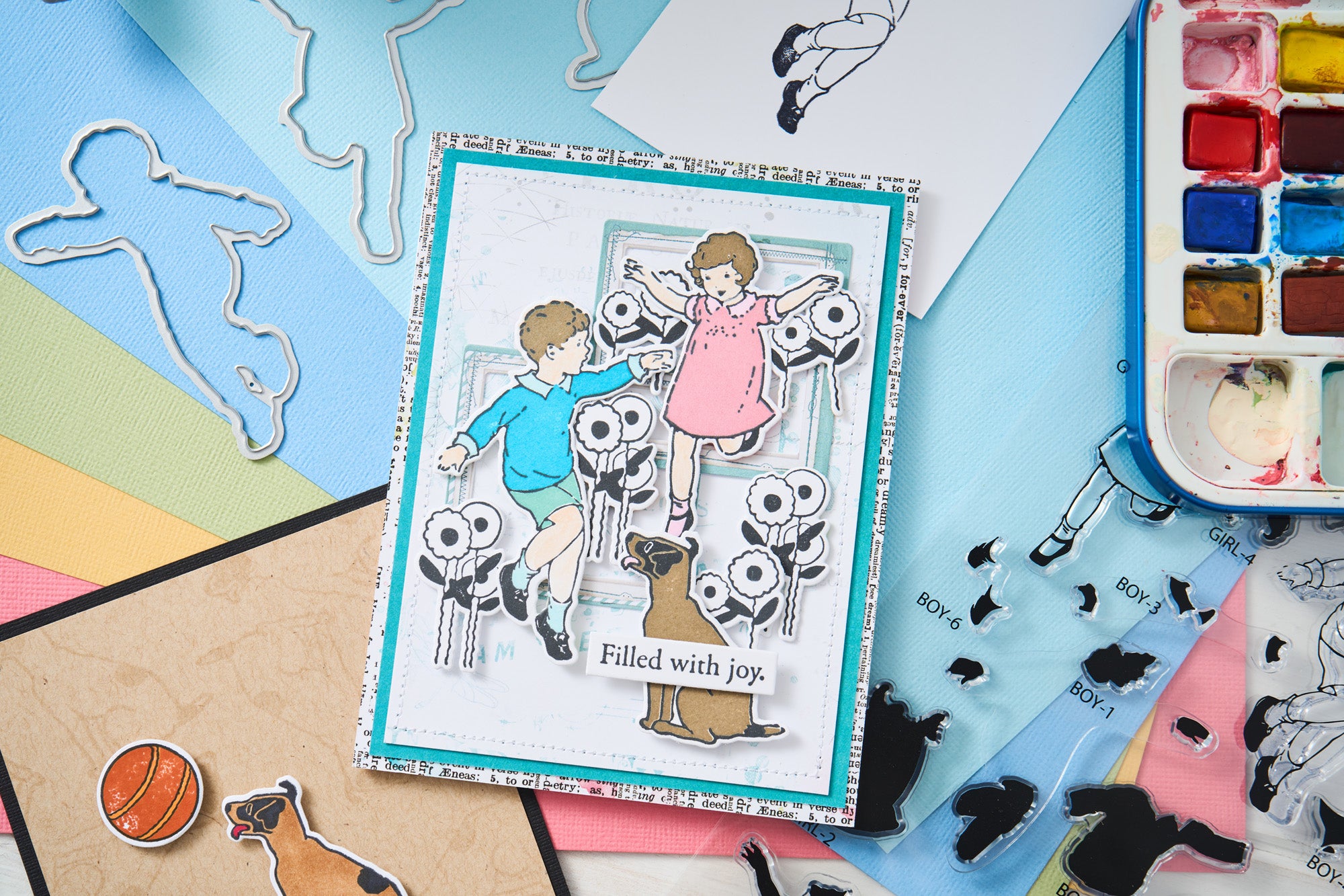 sizzix-framelits-with-stamps-play-time-stempel-stanzen-41-tlg image 2