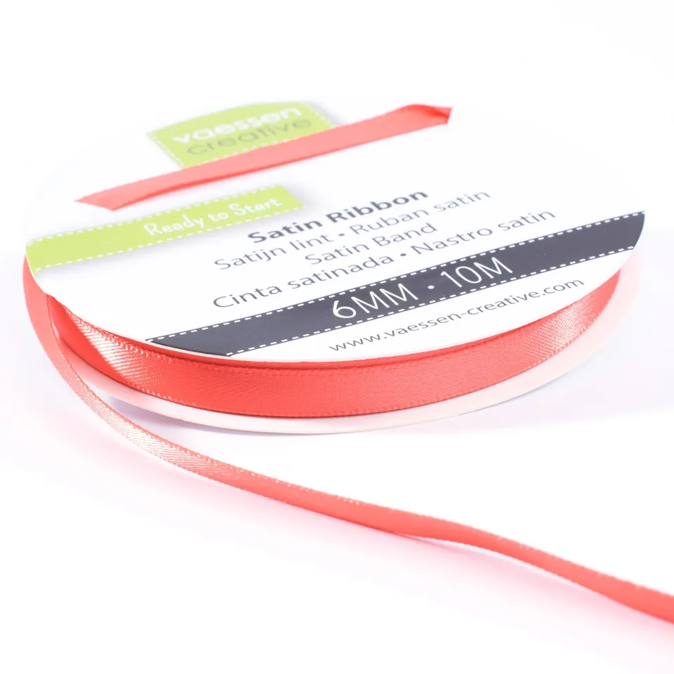 vaessen-florence-satinband-wassermelone-6mm-x-10m-deko image 1