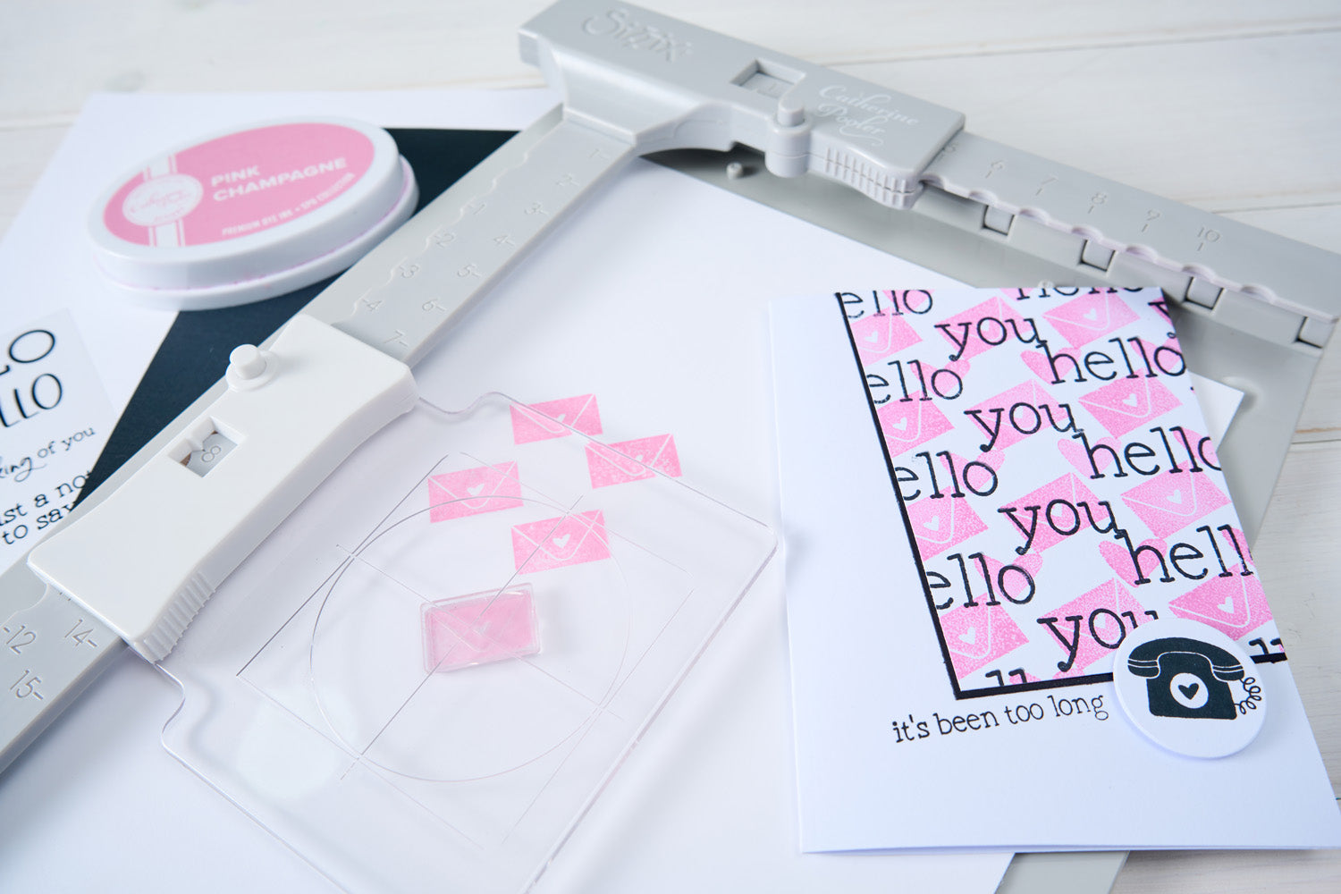 sizzix-clear-stamps-hello-sentiments-stempelset-18tlg image 3