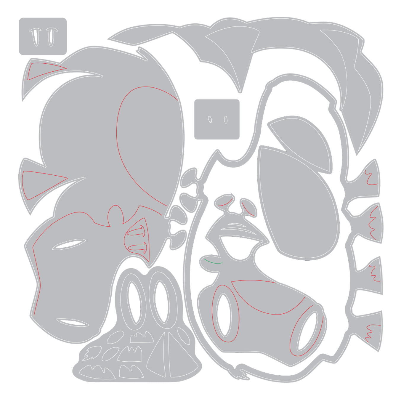 sizzix-thinlits-bernice-mini-colorize-stanzform-8-tlg-hippo image 7