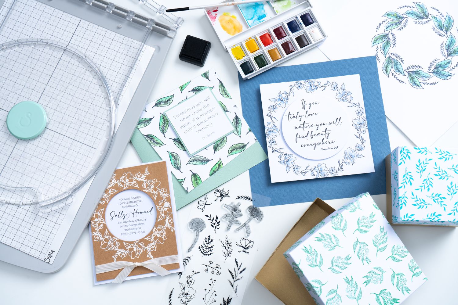 sizzix-clear-stamps-garden-botanicals-stempelset-17-teilig image 4