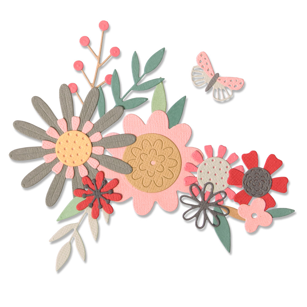 sizzix-thinlits-bold-flora-stanzschablonen-17tlg-blumen-modern image 1