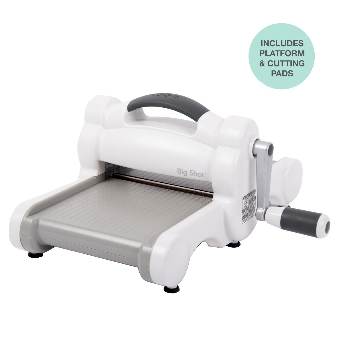 sizzix-big-shot-stanzmaschine-wei-grau-mit-plattform image 1