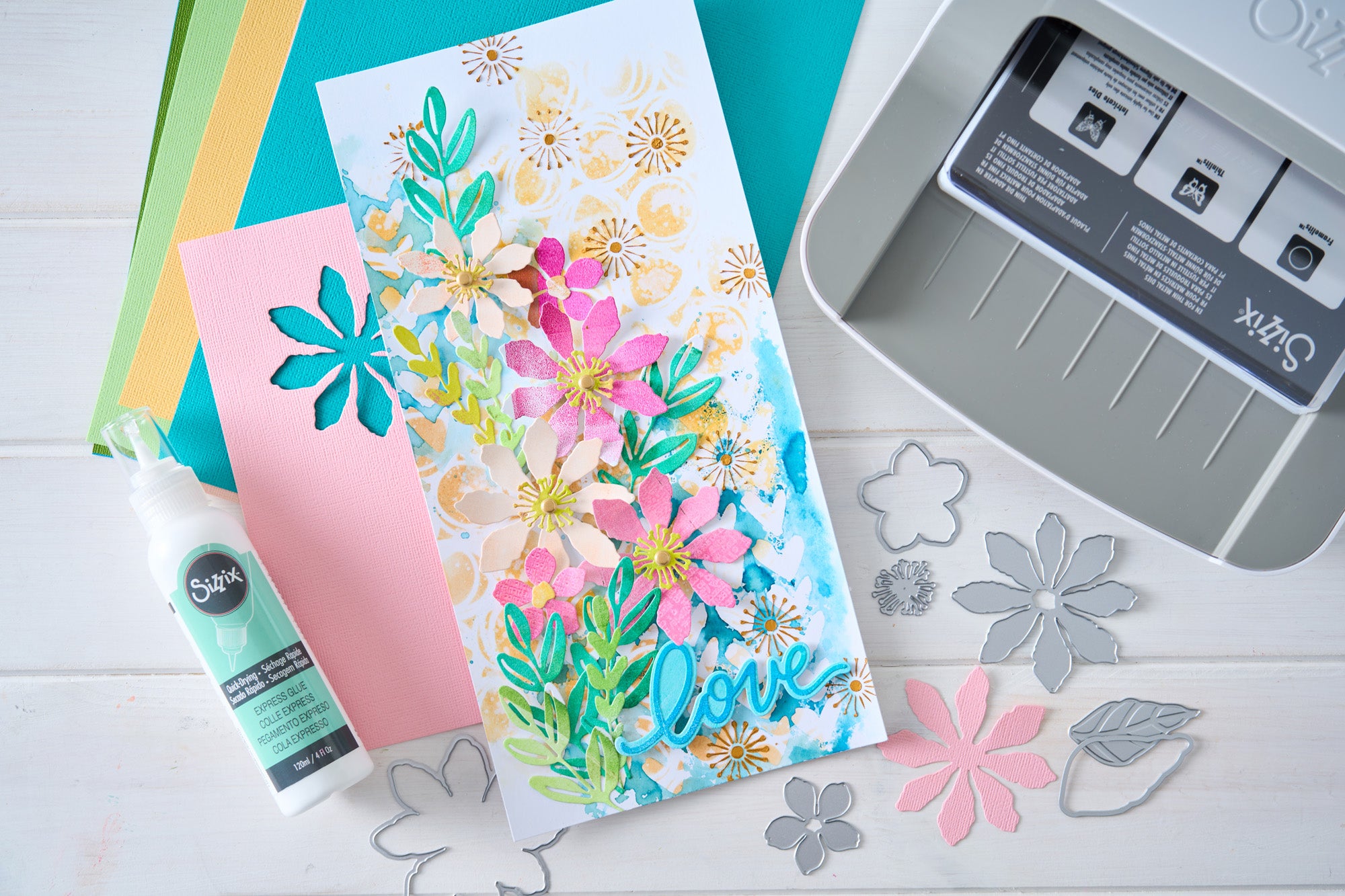 sizzix-framelits-floral-layers-stempelset-16tlg-35-stanzen image 3