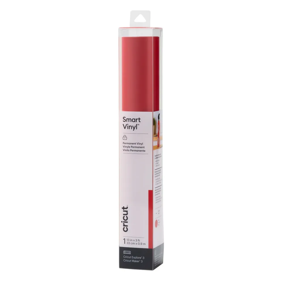 cricut-maker-smart-vinyl-permanent-rot-33-cm-x-0-9-m-folie image 1