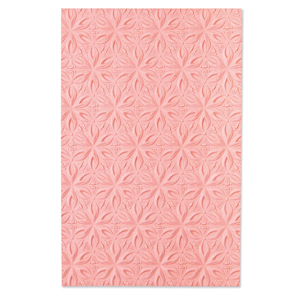 sizzix-3-d-embossing-folder-geometric-flowers-blumen-pr-gefolder image 1