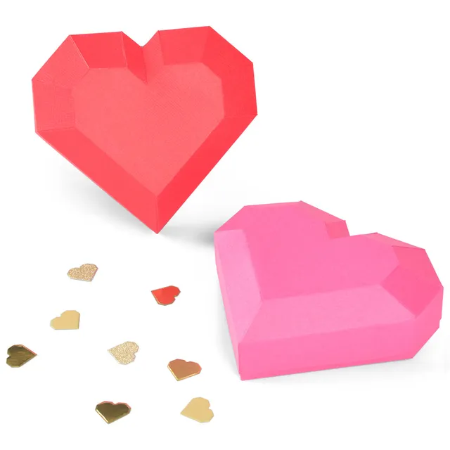 sizzix-thinlits-geo-heart-box-stanzschablonen-herzbox-6-tlg image 1