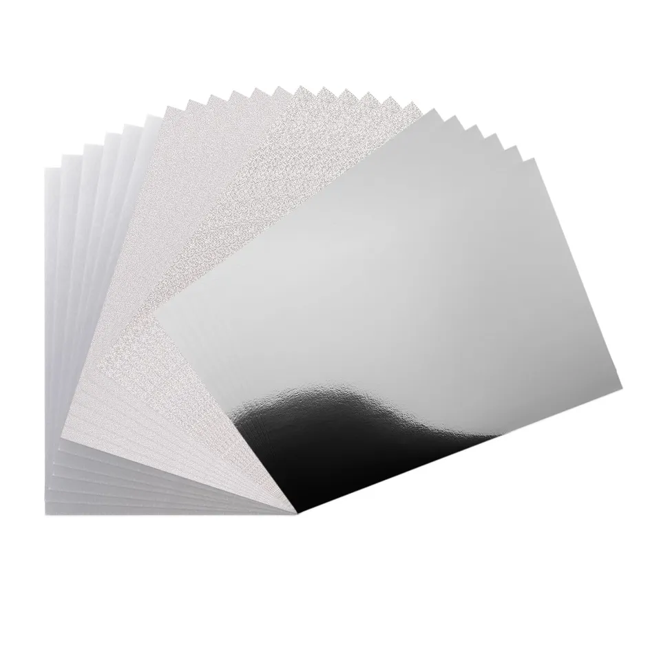 vaessen-creative-florence-karton-a4-silber-24-blatt-250g-glitzer image 1