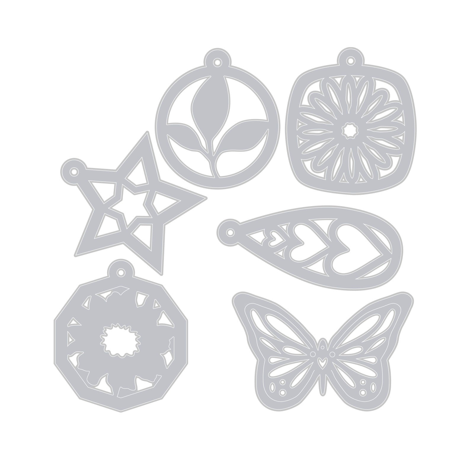 sizzix-thinlits-charms-anh-nger-stanzschablonen-6-tlg image 2