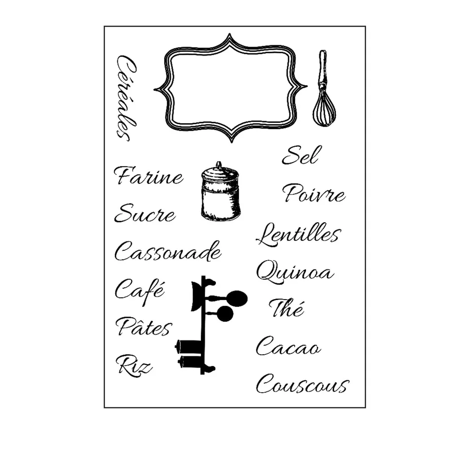 vaessen-creative-my-closet-stempel-a5-transparent image 1