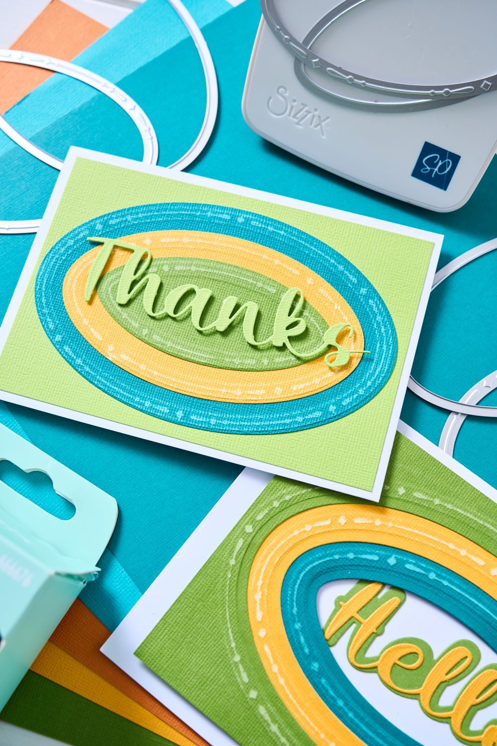 sizzix-framelits-clare-classic-ovals-stanzformen-9tlg-oval image 4