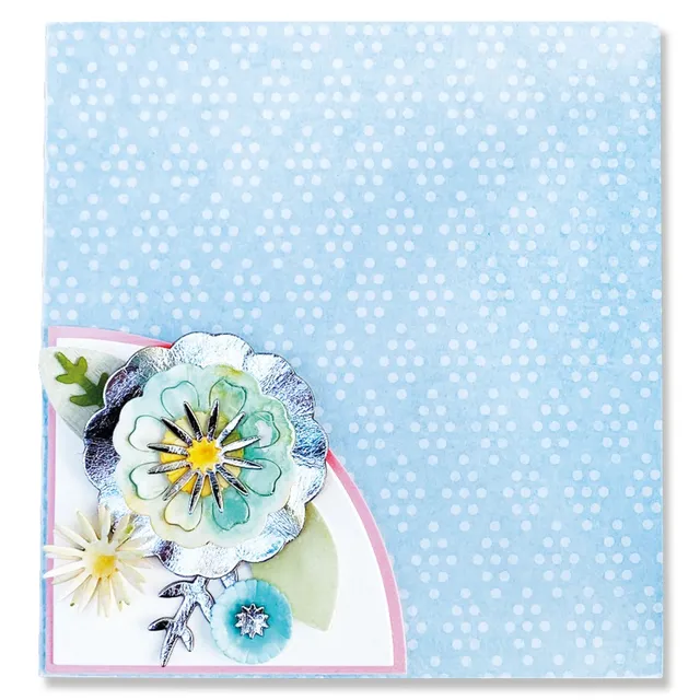 sizzix-thinlits-folio-page-pocket-flowers-stanzformen-12tlg image 1