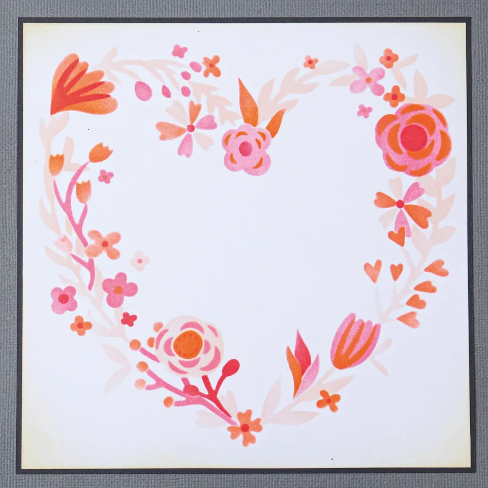 sizzix-layered-stencils-heart-wreath-schablonen-4er-set-herz image 1