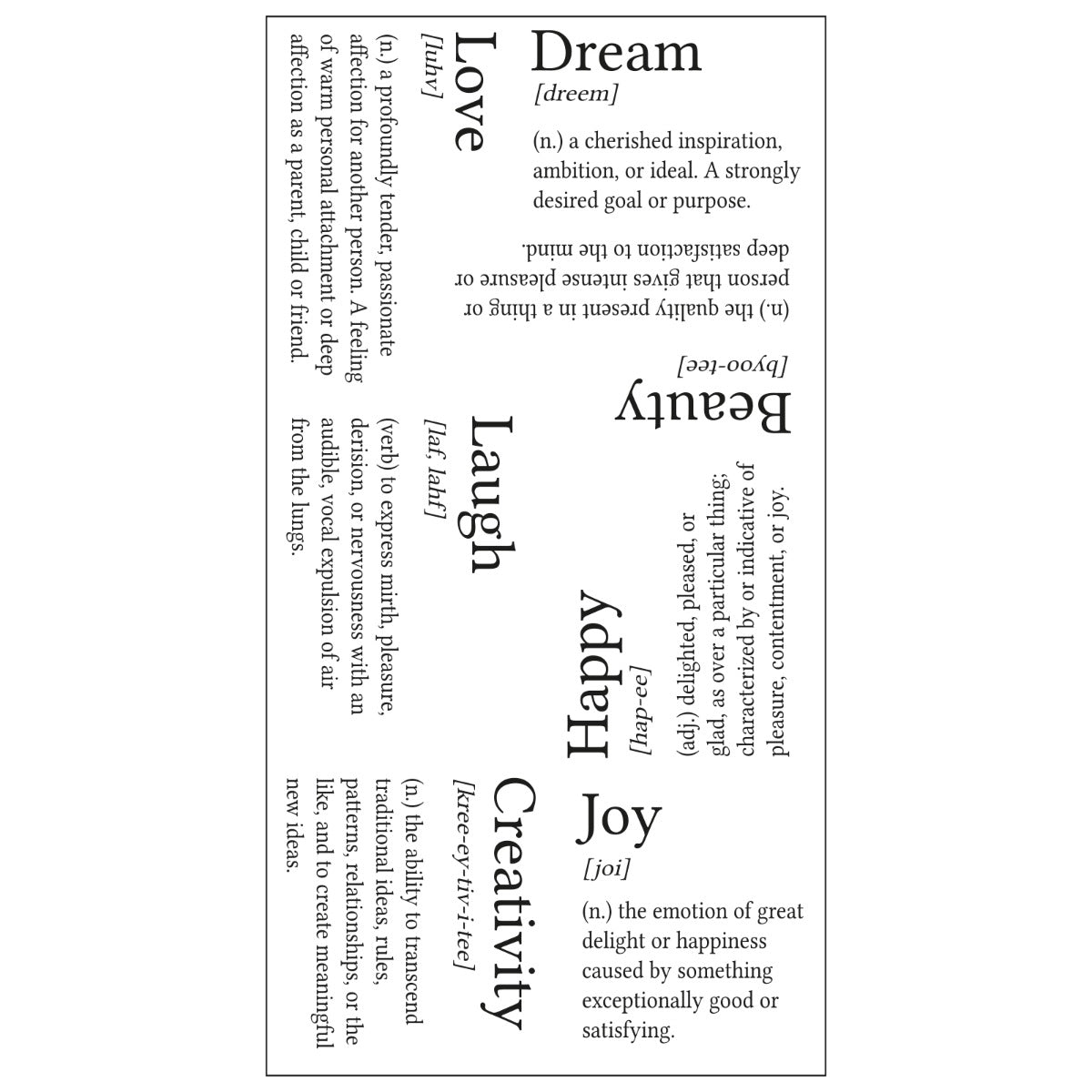 sizzix-clear-stamps-dictionary-definitions-stempel-7er-wort image 2