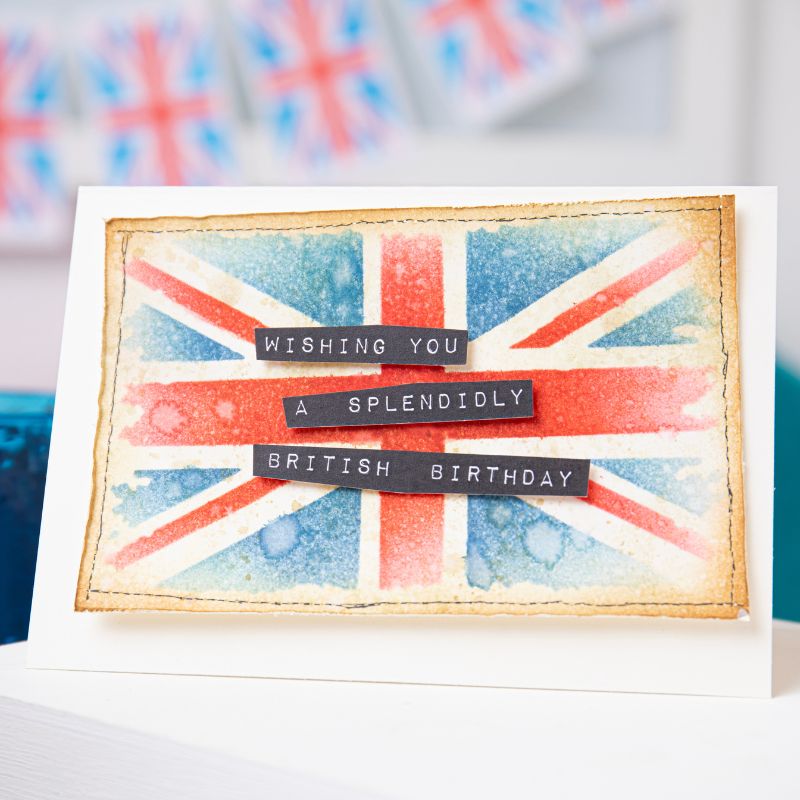 sizzix-layered-stencils-union-jack-schablonen-4er-krone image 4