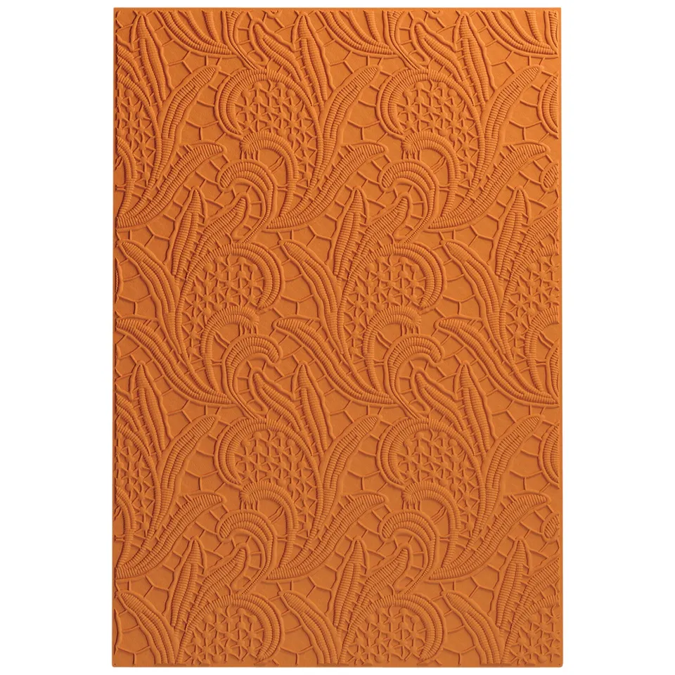 sizzix-3-d-textured-impressions-lacy-leaves-pr-gefolder-a5-blatt image 1