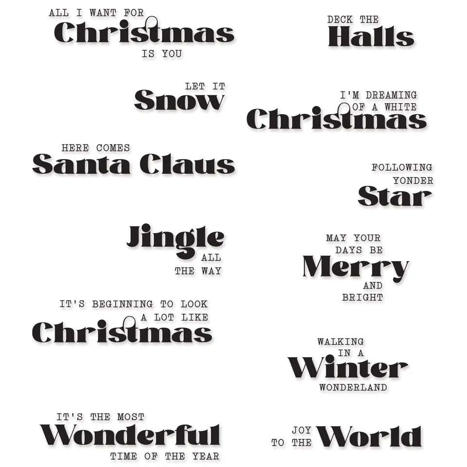 sizzix-clear-stamps-seasonal-vibes-2-stempel-12er-weihn image 1