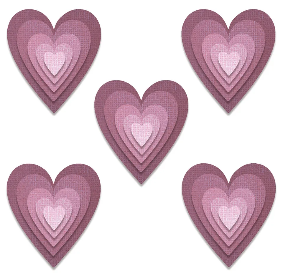 sizzix-thinlits-stacked-tiles-hearts-stanzschablonen-25-tlg-herz image 1