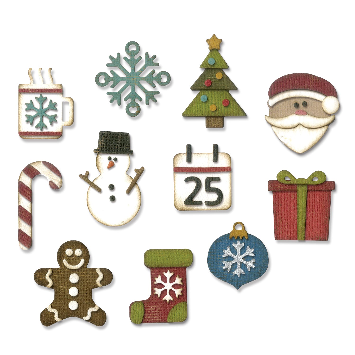 sizzix-thinlits-mini-christmas-things-stanz-set-11-teilig image 1