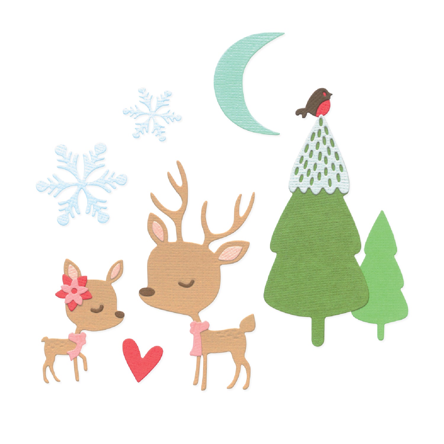sizzix-thinlits-hello-deer-stanzschablonen-12-teilig-hirsch image 1