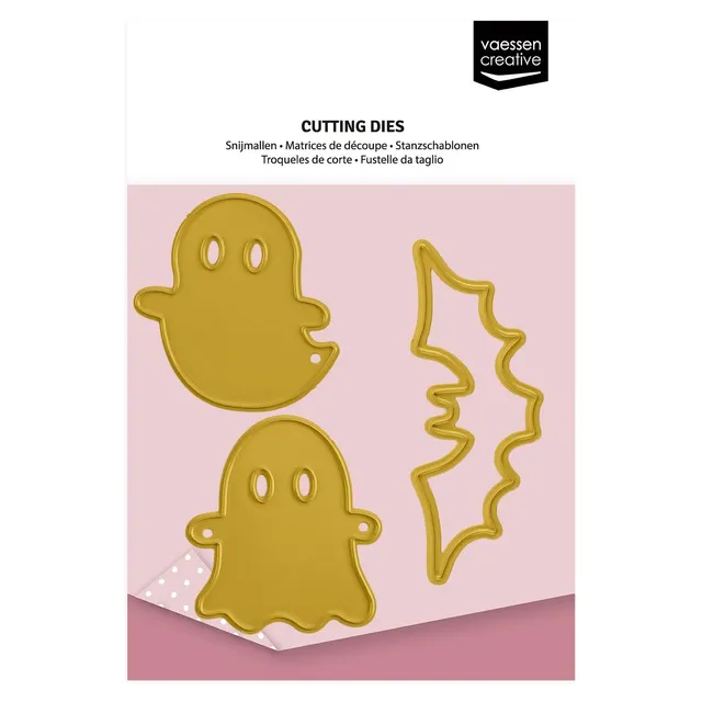 vaessen-creative-cut-easy-stanzschablone-gespenst-fledermaus-3-dies image 1