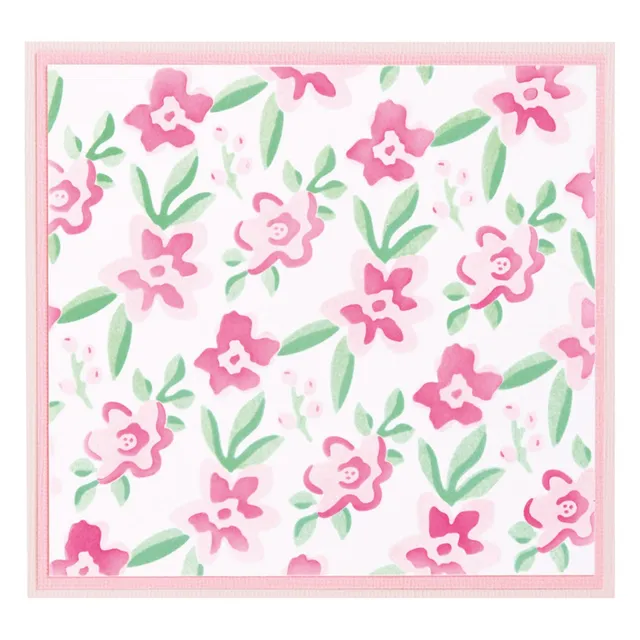 sizzix-layered-stencils-flower-patch-schablonen-4-tlg-blumen image 1