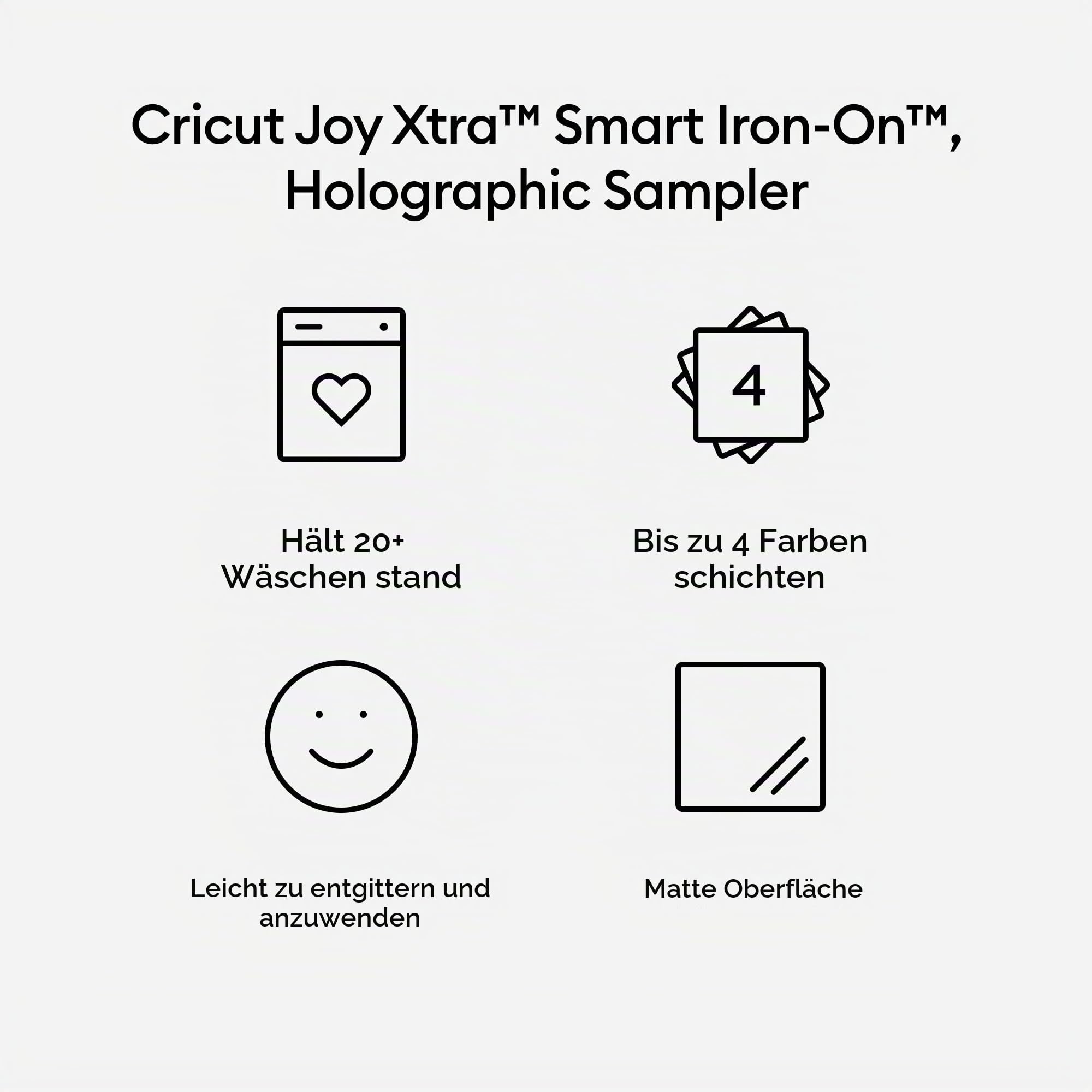 cricut-joy-xtra-smart-iron-on-holografisch-3-sheets image 3