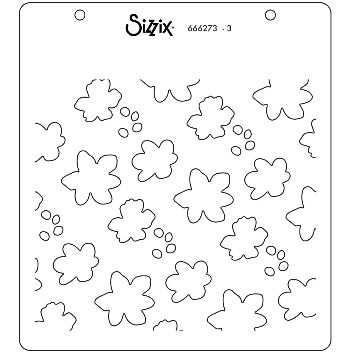 sizzix-layered-stencils-flower-patch-schablonen-4-tlg-blumen image 4