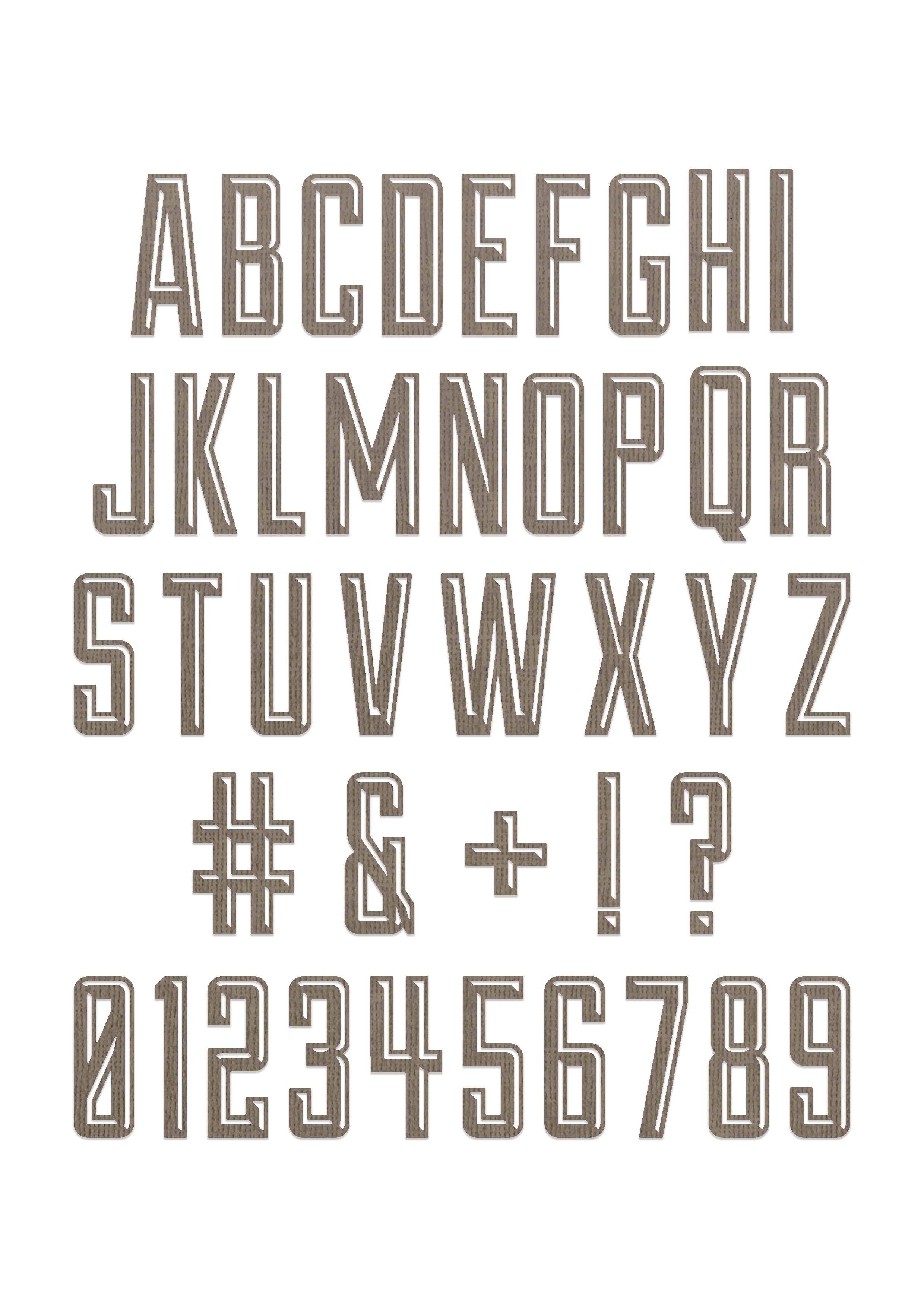 sizzix-thinlits-alphanumeric-emporium-stanzschablonen-41tlg-alphabet image 1