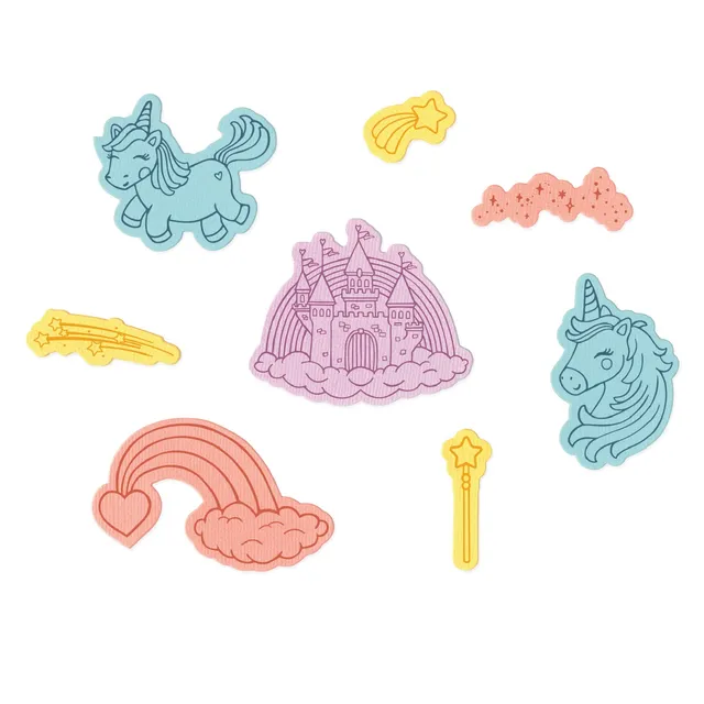 sizzix-framelits-einhorn-stempelset-8-8-regenbogen-schloss image 1