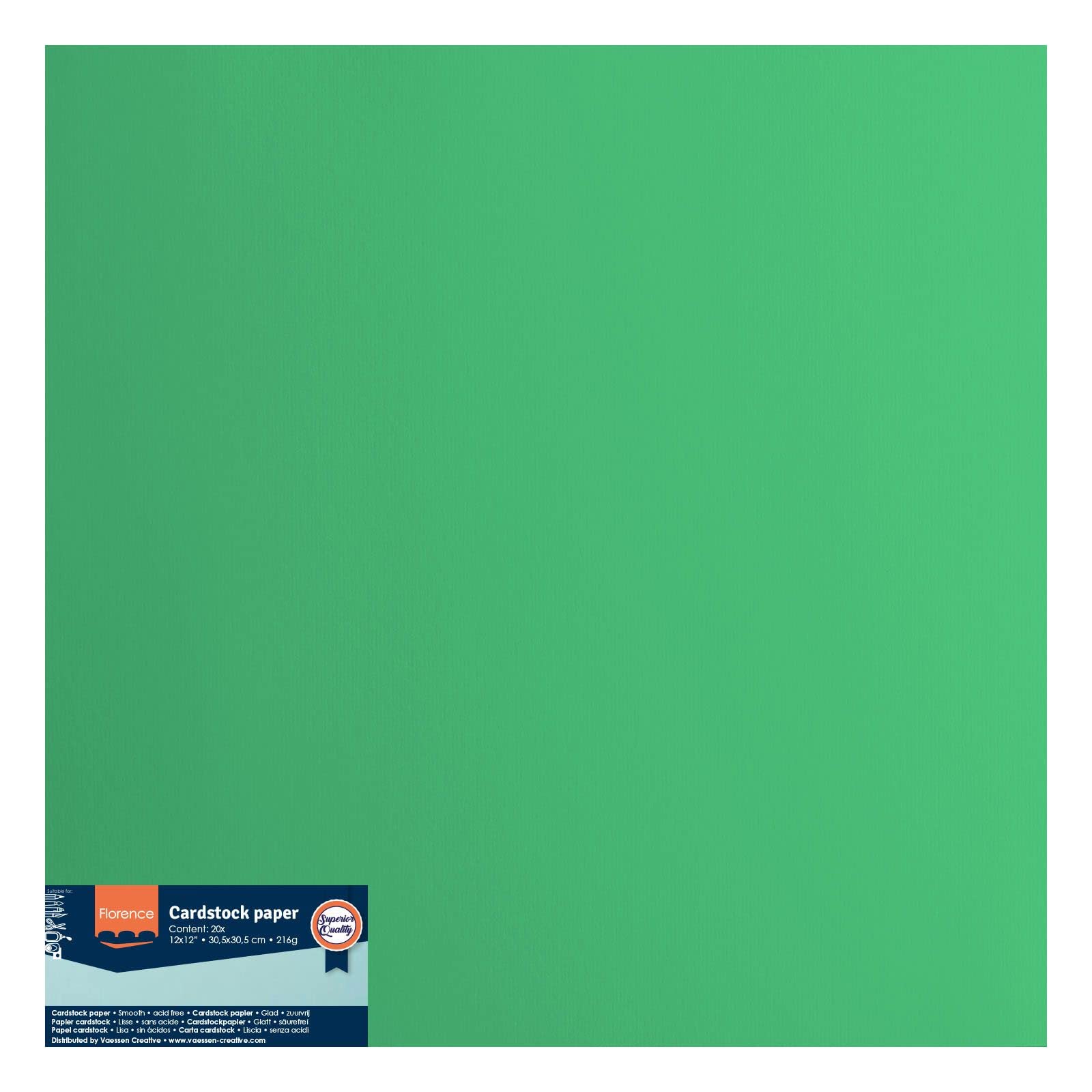 vaessen-florence-cardstock-30-5x30-5cm-gr-n-216g-20-blatt image 6