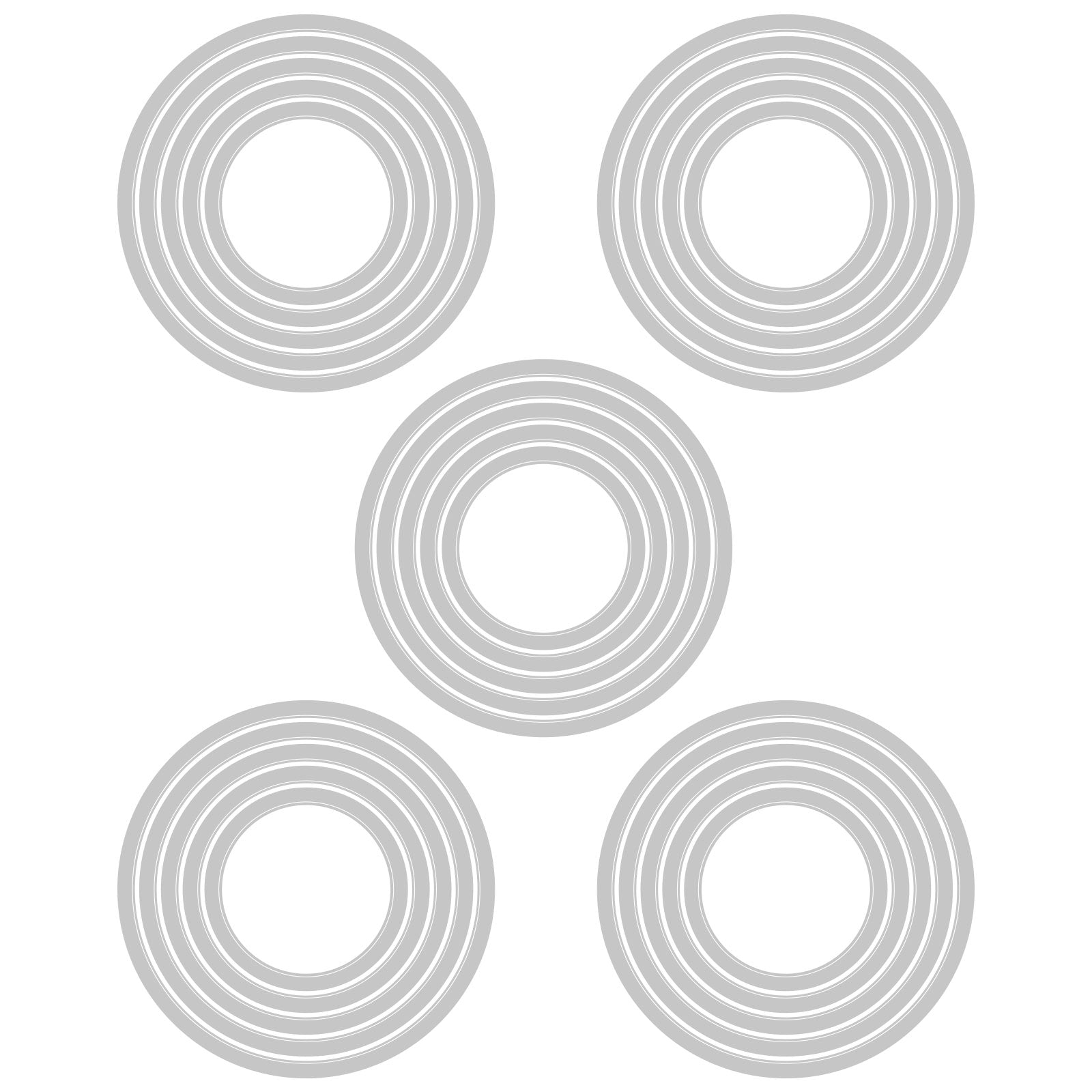 sizzix-thinlits-stacked-tiles-circles-stanzform-25-tlg-kreise image 2