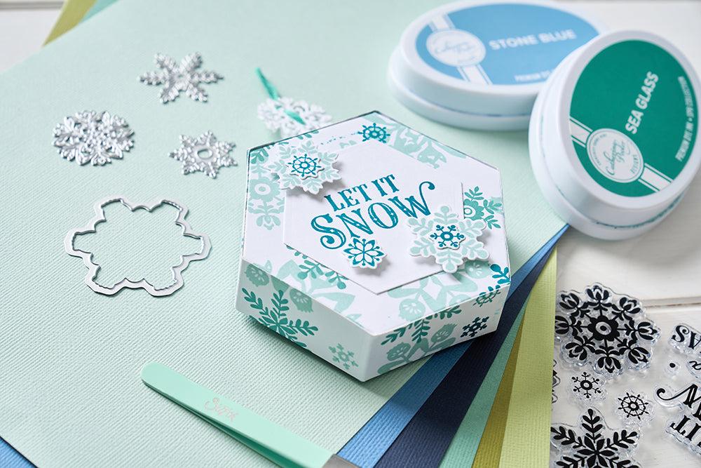 sizzix-clear-stamps-white-christmas-catherine-pooler-12tlg-schnee image 8